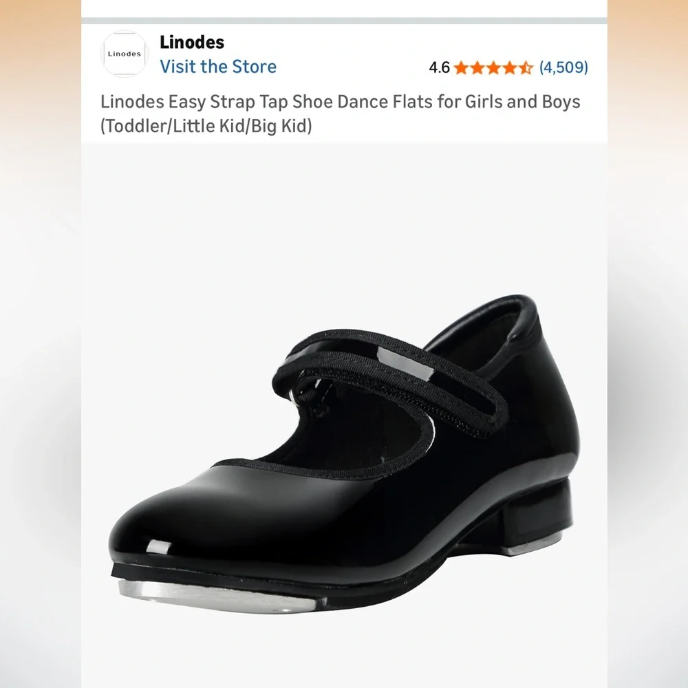 Patent leather‎ tap shoes